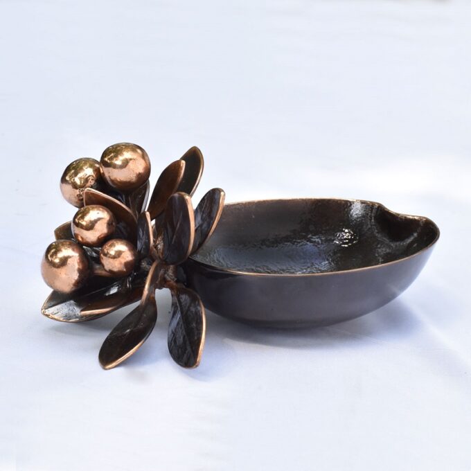 The Bronze Narangi Bowl in a Dark Patina