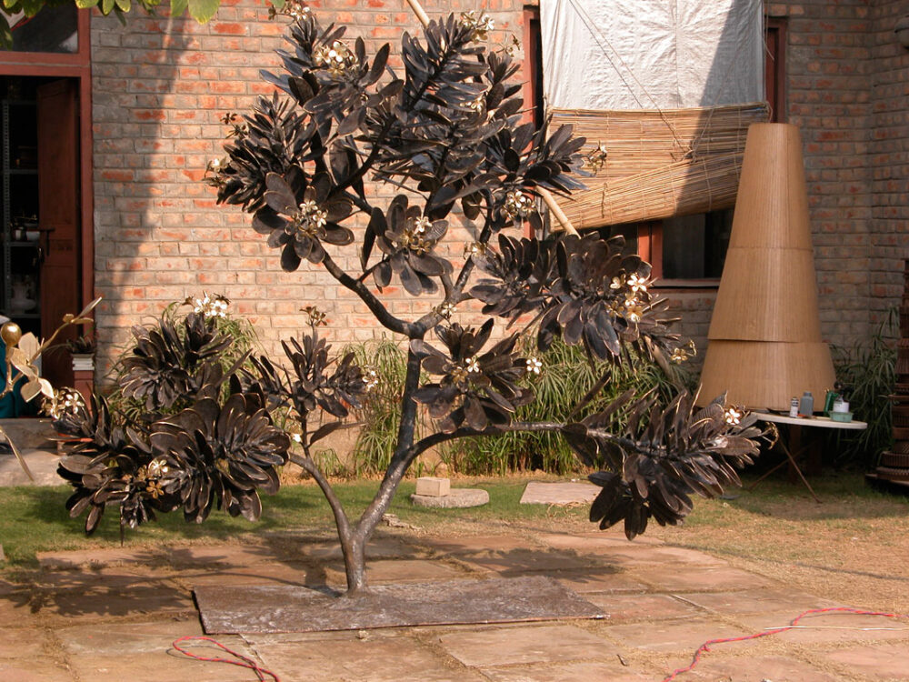 Cast Brass Champa Tree